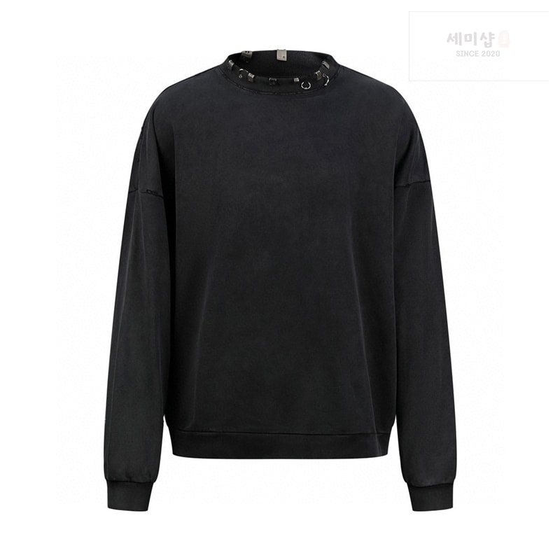 Balenciaga 발렌시아가 피어싱 라운드 오버사이즈 스웨트셔츠 맨투맨 의류 3번 이미지