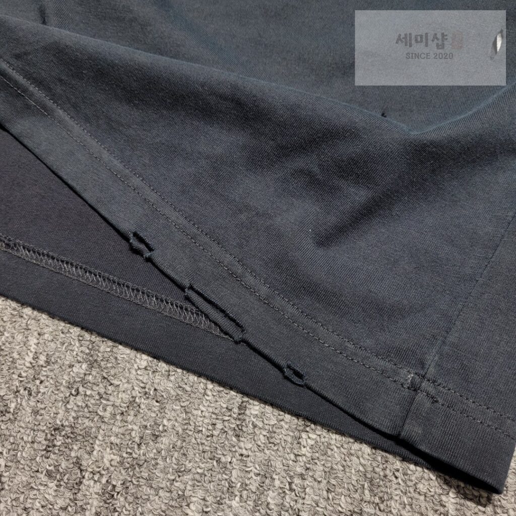 Balenciaga 발렌시아가 22SS MAISON 로고 반팔 티셔츠 블랙 의류 7번 이미지