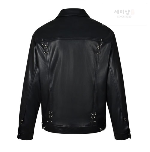 Balenciaga 발렌시아가 24FW 메탈 피어스드 가죽 자켓 의류 6번 이미지