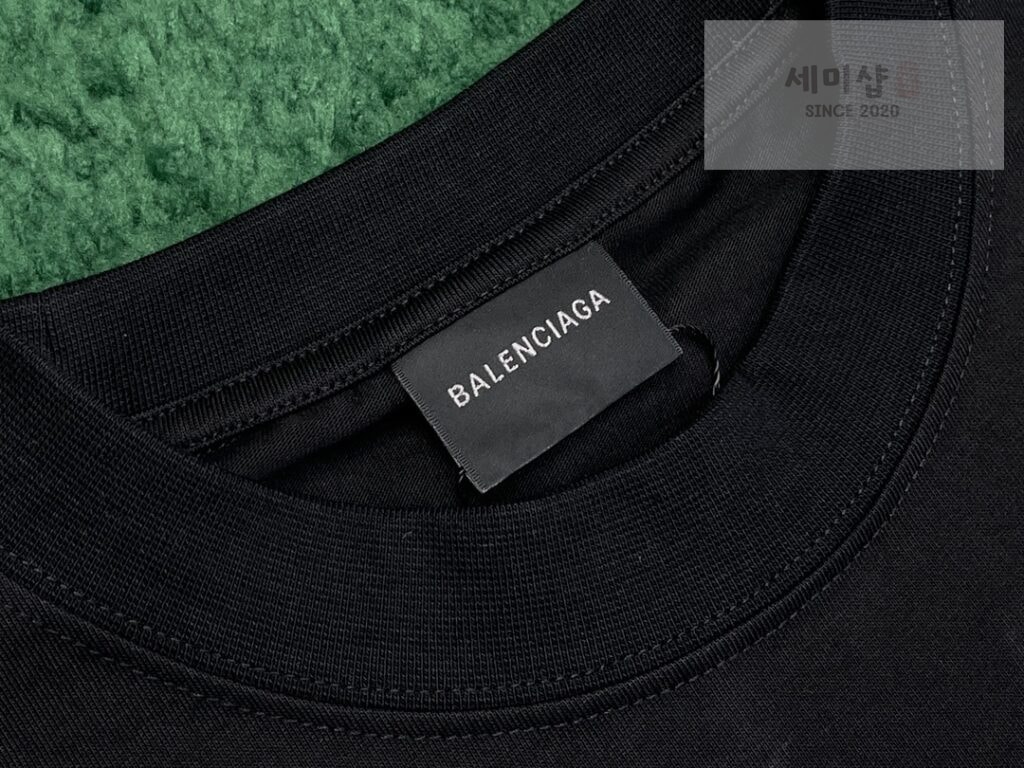 Balenciaga 발렌시아가 24SS 그래픽 멀티 프린트 로고 오버핏 반팔 “4COLOR” BLACK 의류 6번 이미지