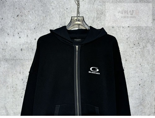 Balenciaga 발렌시아가 24SS 로고 후드 집업 스웨트셔츠 의류 5번 이미지
