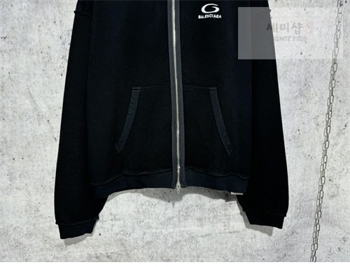 Balenciaga 발렌시아가 24SS 로고 후드 집업 스웨트셔츠 의류 6번 이미지