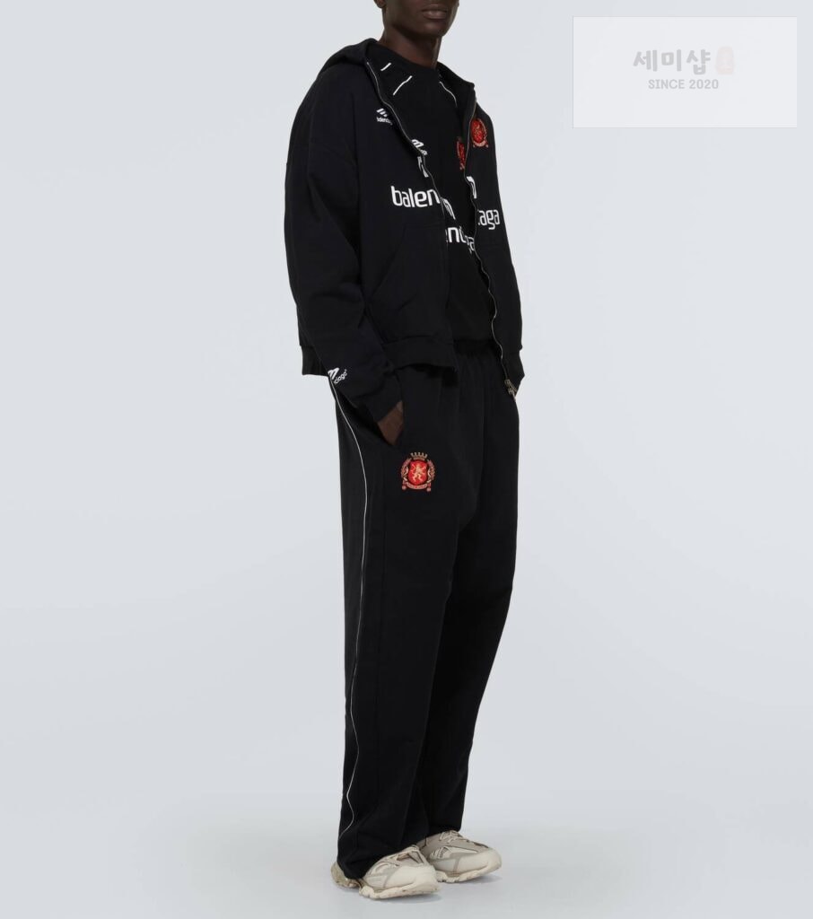Balenciaga 발렌시아가 24SS 와이드레그 로고 엠브로이드 져지팬츠 의류 11번 이미지