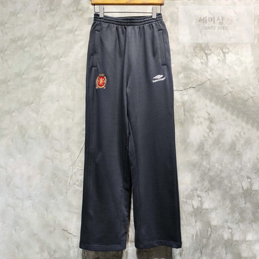 Balenciaga 발렌시아가 24SS 와이드레그 로고 엠브로이드 져지팬츠 의류 2번 이미지