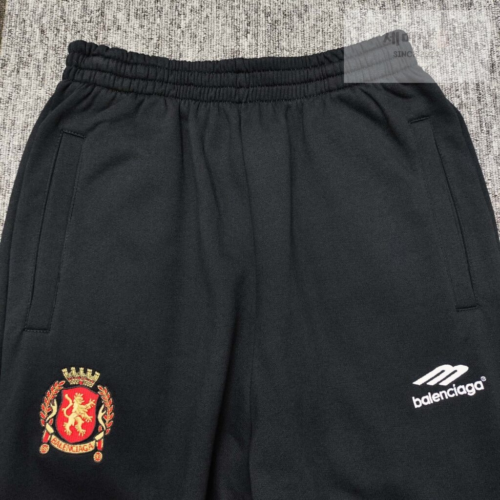 Balenciaga 발렌시아가 24SS 와이드레그 로고 엠브로이드 져지팬츠 의류 4번 이미지