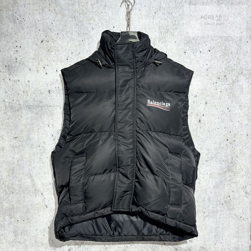 Balenciaga 발렌시아가 24SS 웨이브로고 푸퍼 패딩 베스트 의류 1번 이미지