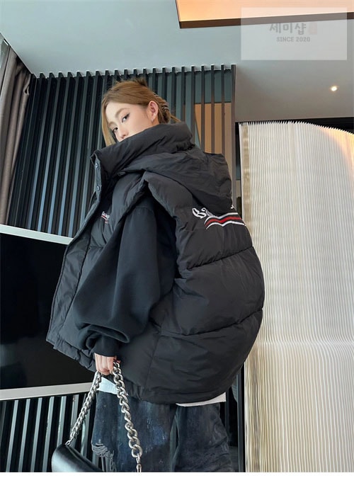 Balenciaga 발렌시아가 24SS 웨이브로고 푸퍼 패딩 베스트 의류 29번 이미지