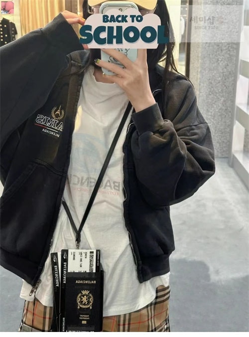 Balenciaga 발렌시아가 24SS 파리스 로고 후드 집업 의류 3번 이미지