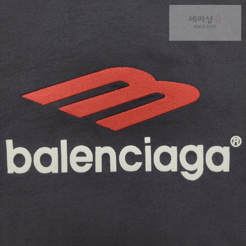 Balenciaga 발렌시아가 24SS 3B SPORTS ICON 반팔 블랙 의류 4번 이미지