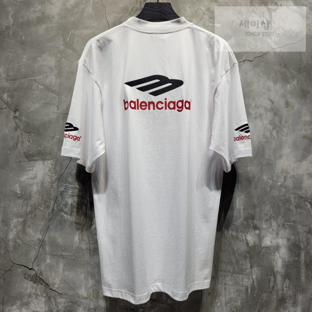 Balenciaga 발렌시아가 24SS 3B SPORTS ICON 반팔 화이트 의류 12번 이미지