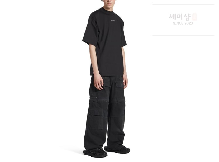 Balenciaga 발렌시아가 25SS 스트라스 반팔 티셔츠 의류 3번 이미지