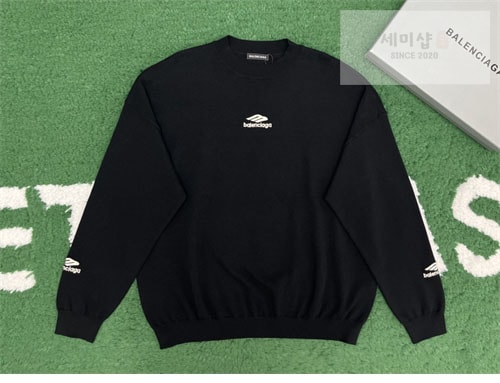 Balenciaga 발렌시아가 3B 스포츠 아이콘 스키 크루넥 울 스웨터 니트 의류 22번 이미지