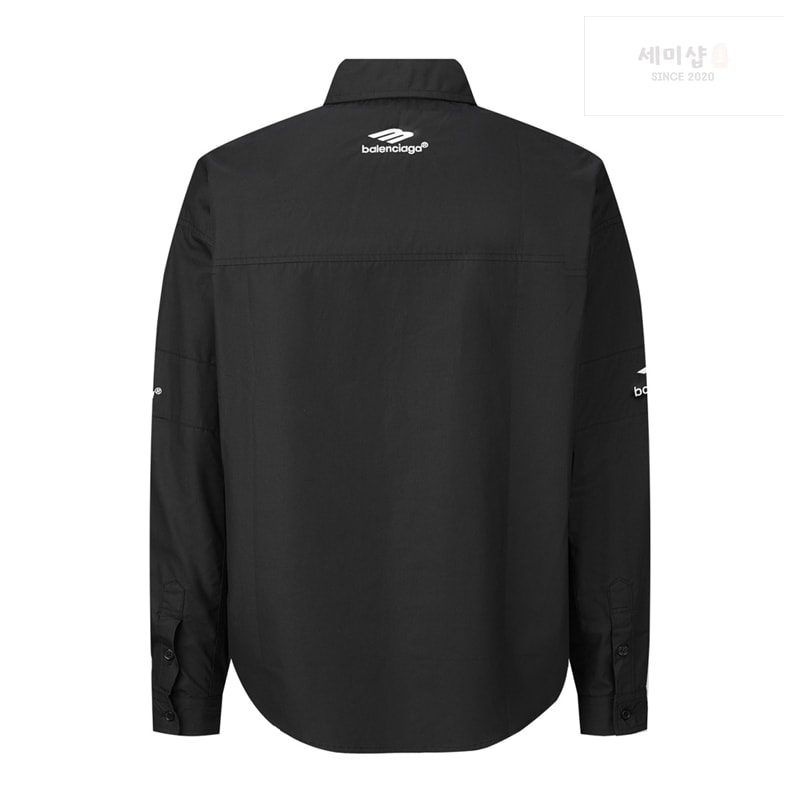 Balenciaga 발렌시아가 3B 스포츠 아이콘 오버사이즈 트랙수트 셔츠 블랙 의류 5번 이미지