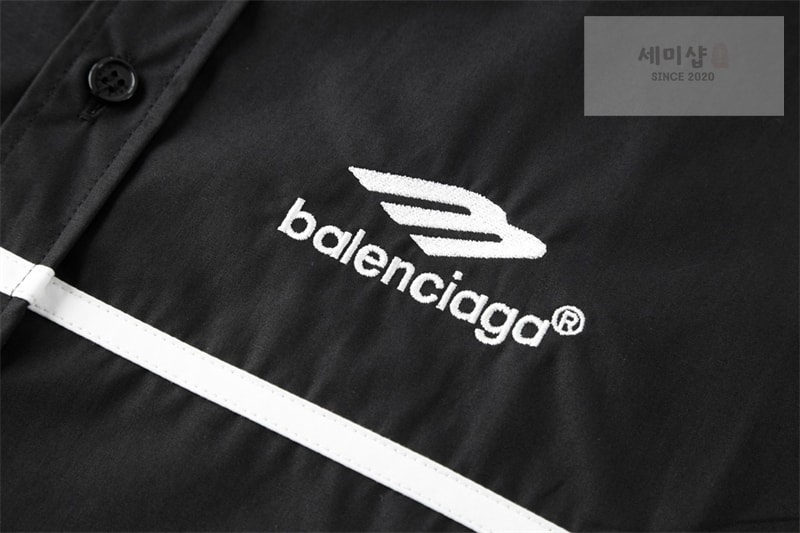 Balenciaga 발렌시아가 3B 스포츠 아이콘 오버사이즈 트랙수트 셔츠 블랙 의류 7번 이미지