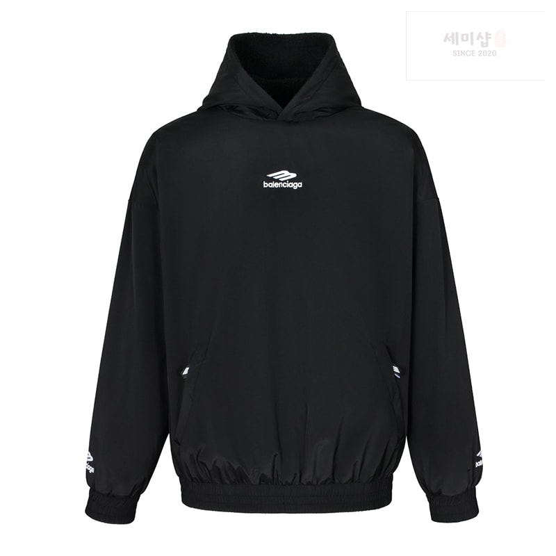 Balenciaga 발렌시아가 3B 스포츠 아이콘 후리스 후드 의류 1번 이미지