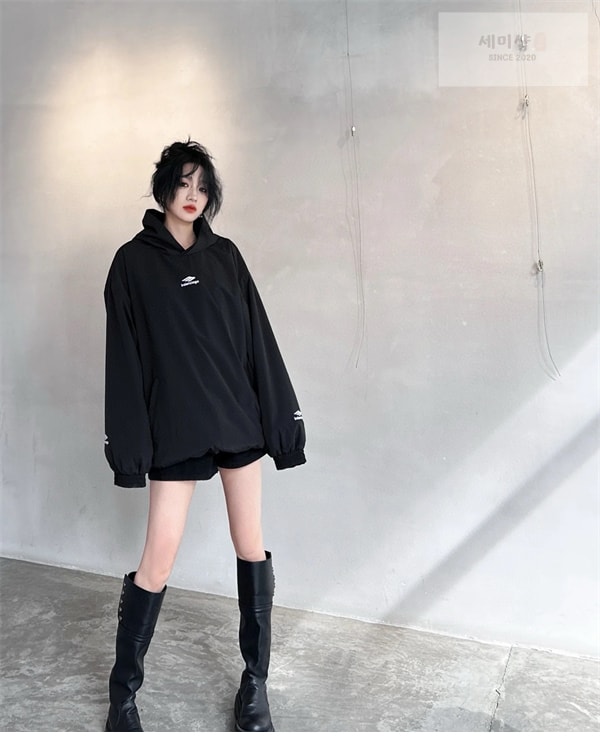 Balenciaga 발렌시아가 3B 스포츠 아이콘 후리스 후드 의류 5번 이미지
