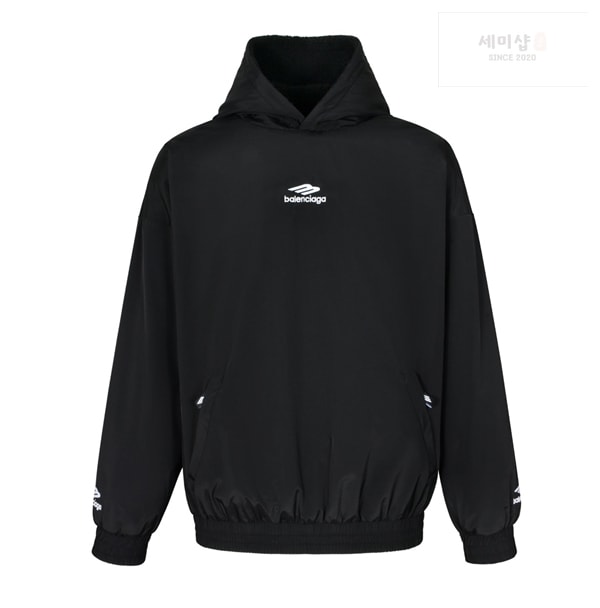 Balenciaga 발렌시아가 3B 스포츠 아이콘 후리스 후드 의류 7번 이미지