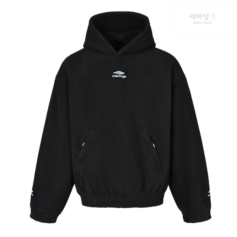 Balenciaga 발렌시아가 3B 스포츠 아이콘 후리스 후드 의류 1번 이미지