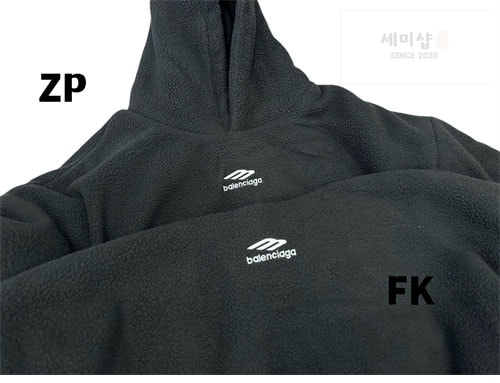Balenciaga 발렌시아가 3B 스포츠 아이콘 후리스 후드 의류 18번 이미지