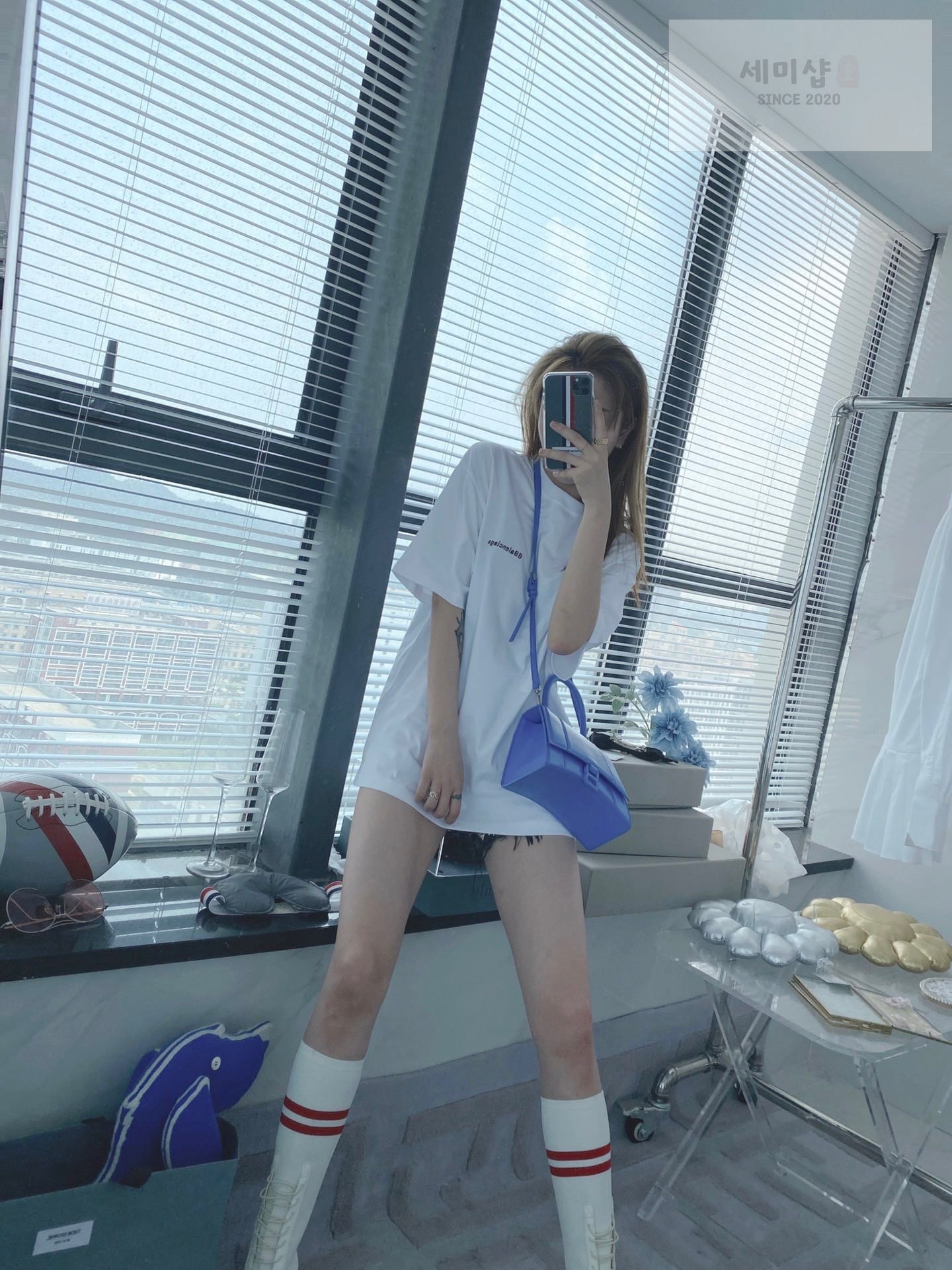 Balenciaga 발렌시아가 BB로고 자수 반팔 티셔츠 “3COLOR” NO.1 의류 2번 이미지