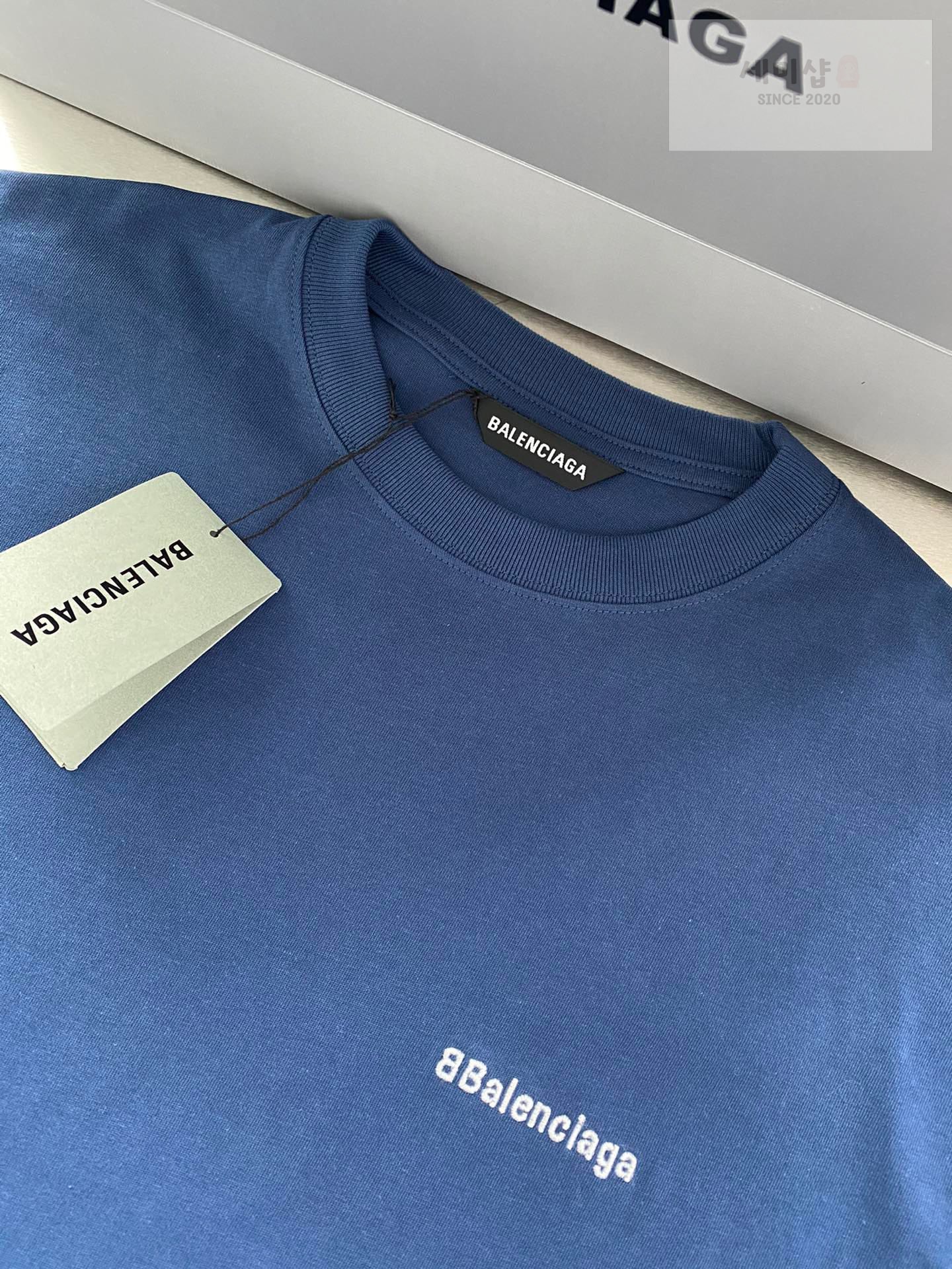 Balenciaga 발렌시아가 BB로고 자수 반팔 티셔츠 “3COLOR” NO.1 의류 14번 이미지