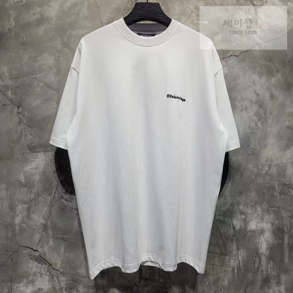 Balenciaga 발렌시아가 BB로고 프린팅 반팔 티셔츠 의류 1번 이미지