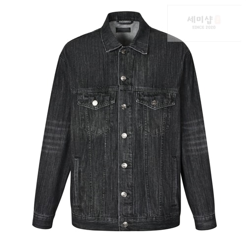 Balenciaga 발렌시아가 BB왕관 로고 데님 자켓 의류 6번 이미지