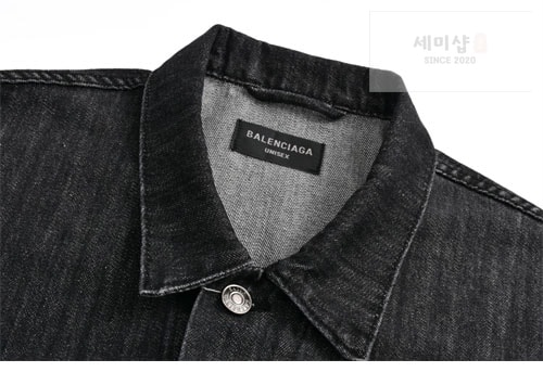 Balenciaga 발렌시아가 BB왕관 로고 데님 자켓 의류 8번 이미지