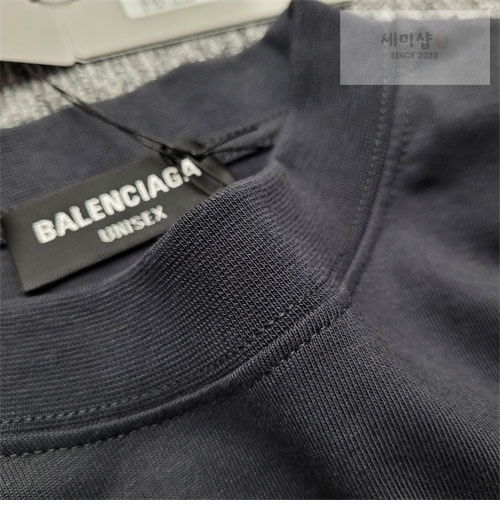 Balenciaga 발렌시아가 BB 로고 반팔 티셔츠 의류 8번 이미지
