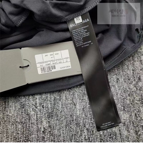 Balenciaga 발렌시아가 BB 로고 반팔 티셔츠 의류 10번 이미지