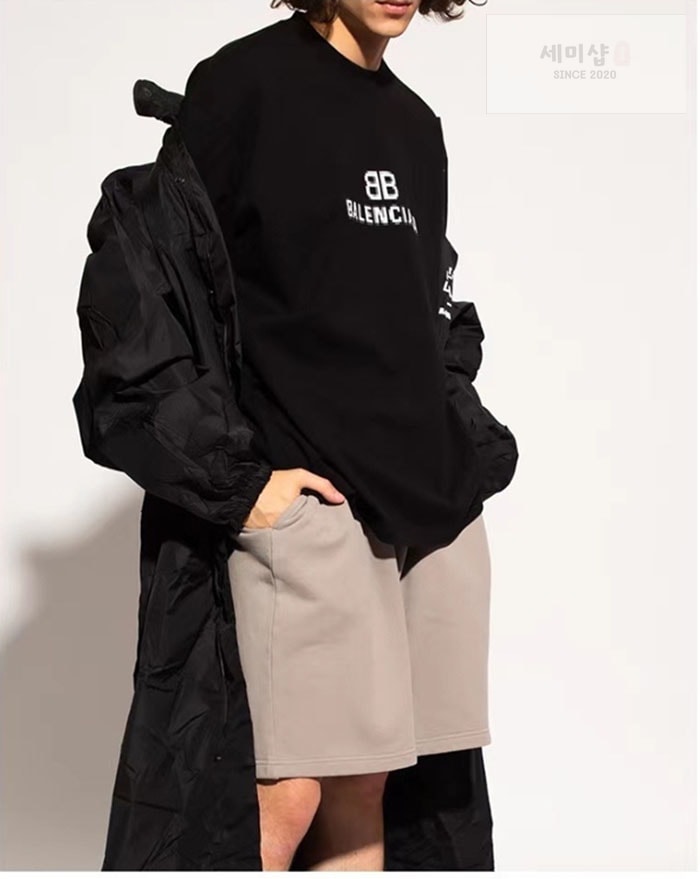 Balenciaga 발렌시아가 BB 로고 숏 팬츠 의류 5번 이미지