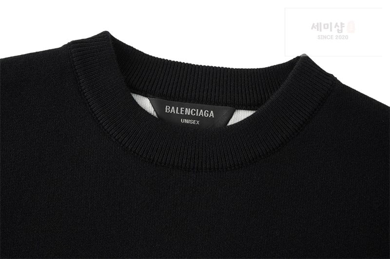 Balenciaga 발렌시아가 BB 로고 자카드 울 블렌드 니트 의류 7번 이미지