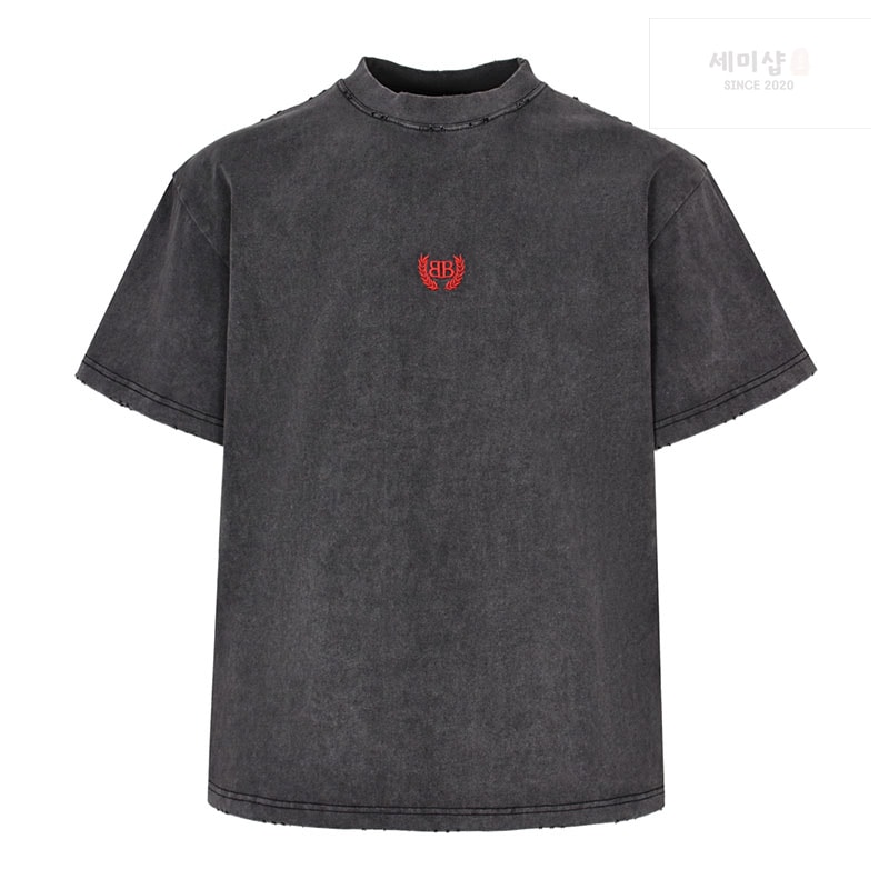 Balenciaga 발렌시아가 BB 로렐 클래식 반팔 티셔츠 의류 11번 이미지