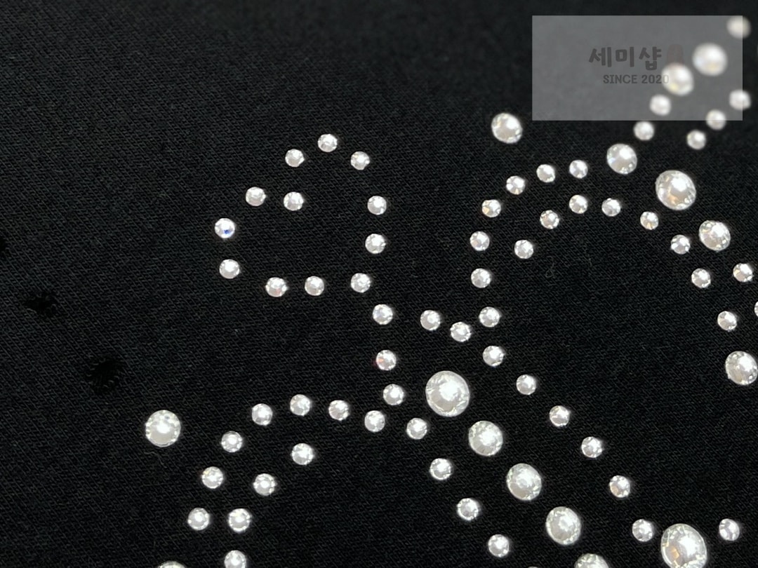 Balenciaga 발렌시아가 BB 모텔 미디엄 핏 반팔 티셔츠 블랙 의류 12번 이미지