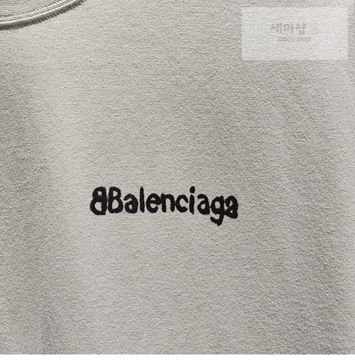 Balenciaga 발렌시아가 BB 오버사이즈 프린트 반팔 티셔츠 의류 8번 이미지