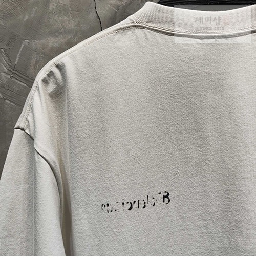 Balenciaga 발렌시아가 BB 오버사이즈 프린트 반팔 티셔츠 의류 9번 이미지