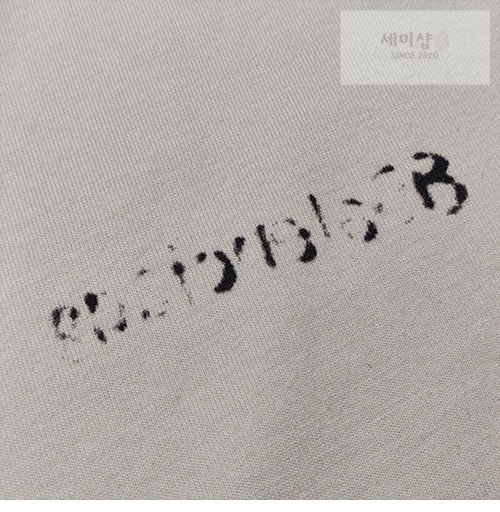 Balenciaga 발렌시아가 BB 오버사이즈 프린트 반팔 티셔츠 의류 11번 이미지