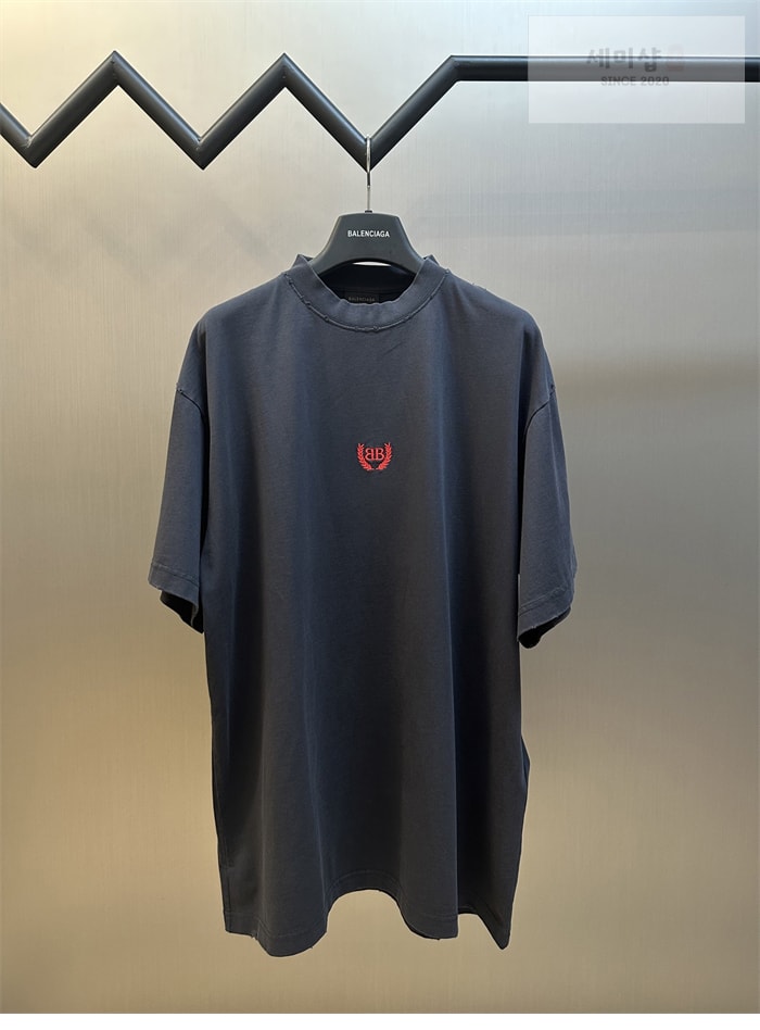 Balenciaga 발렌시아가 BB 월계수 반팔 티셔츠 의류 4번 이미지