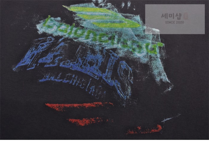Balenciaga 발렌시아가 DIY 임프린트 반팔 티셔츠 의류 7번 이미지