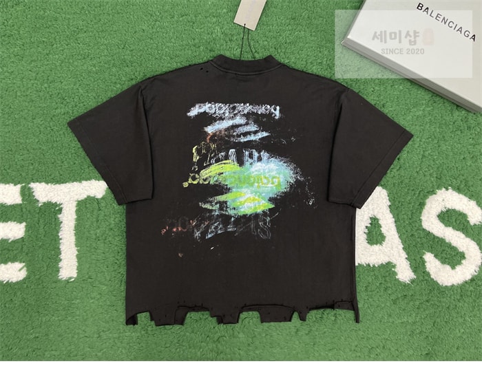 Balenciaga 발렌시아가 DIY 임프린트 티셔츠 의류 5번 이미지