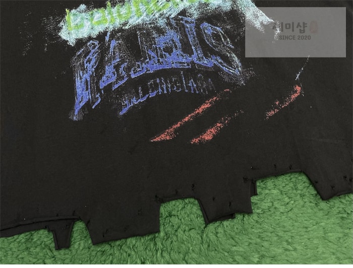 Balenciaga 발렌시아가 DIY 임프린트 티셔츠 의류 10번 이미지