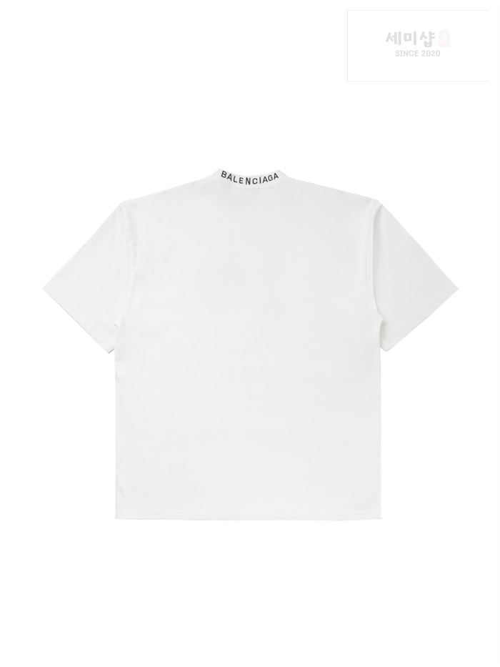 Balenciaga 발렌시아가 I LOVE 프린티드 반팔 티셔츠 의류 6번 이미지