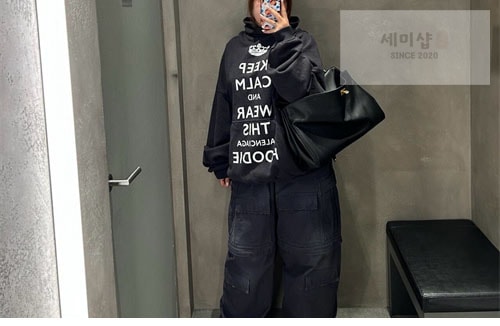 Balenciaga 발렌시아가 Keep Calm 오버사이즈 후디 의류 5번 이미지