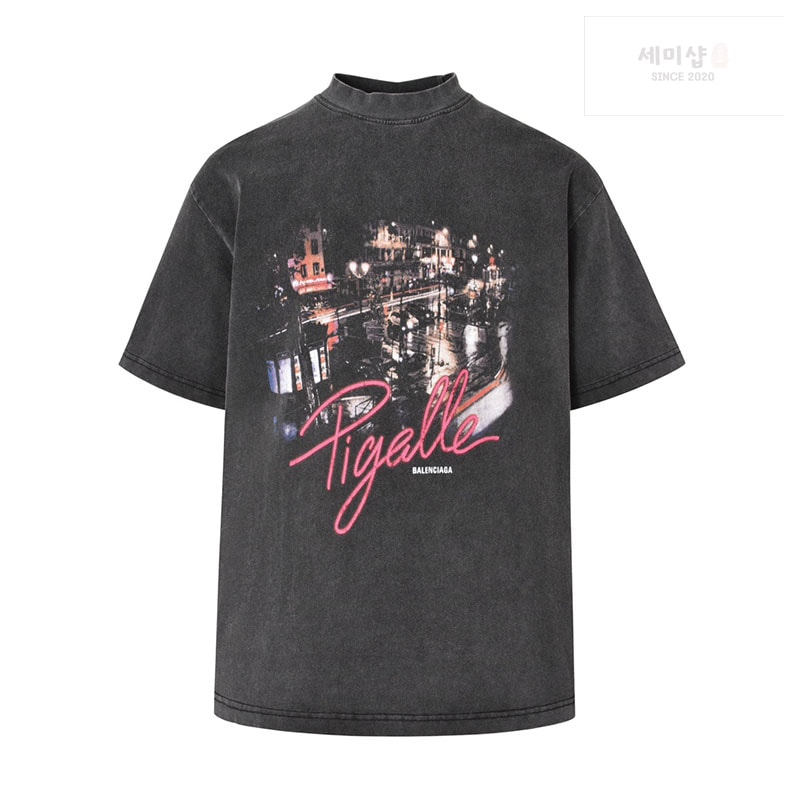 Balenciaga 발렌시아가 Pigelle 반팔 티셔츠 의류 1번 이미지