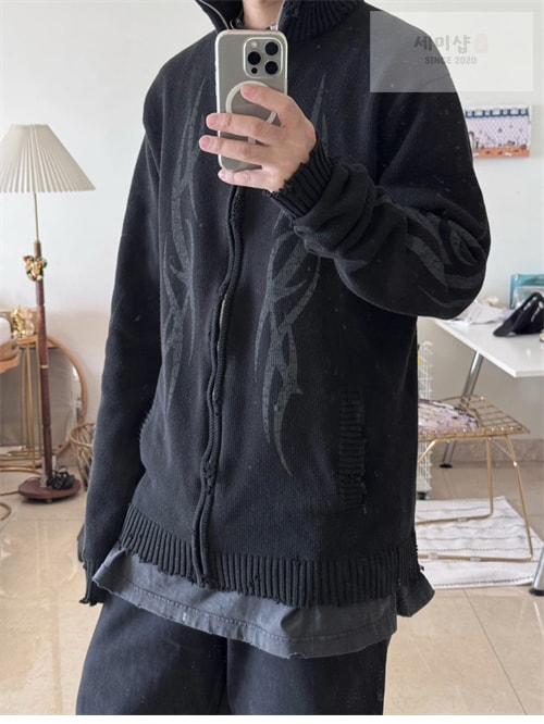 Balenciaga 발렌시아가 Y2K 집업 가디건 의류 2번 이미지