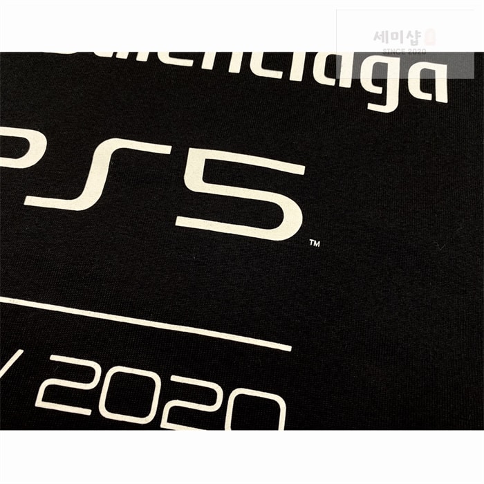 Balenciaga 발렌시아가 x 소니 PS5 반팔 티셔츠 의류 10번 이미지