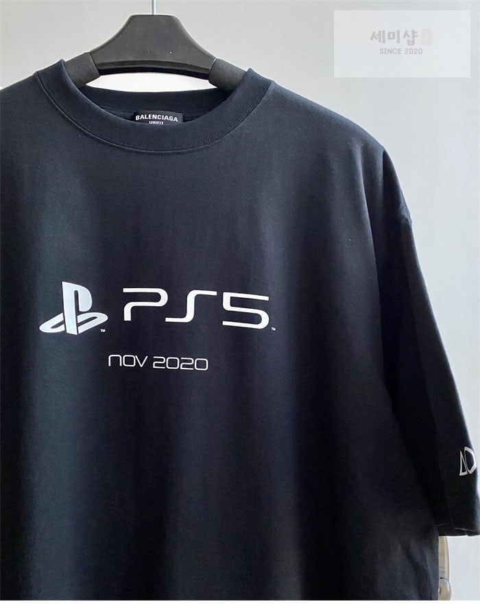 Balenciaga 발렌시아가 x 소니 PS5 반팔 티셔츠 의류 28번 이미지
