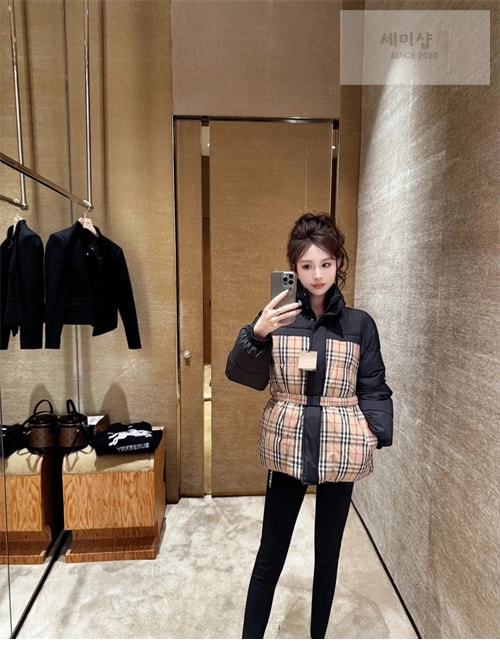 Burberry 버버리 리버시블 다운 퍼퍼 패딩 자켓 의류 4번 이미지