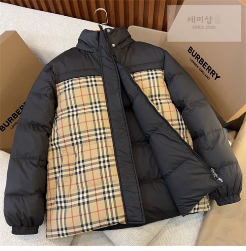 Burberry 버버리 리버시블 다운 퍼퍼 패딩 자켓 의류 15번 이미지