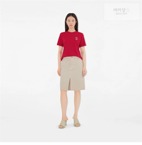 Burberry 버버리 스네이크 B 반팔 티셔츠 의류 1번 이미지